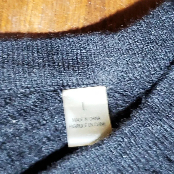 Tahari Black Pullover Sweater Size Large - Picture 5 of 11